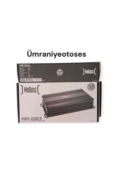 MOBASS MOBAS 5 KANAL GÜÇLÜ AMFİ 4X115 RMS BAS KANALI 1 X 360 RMS KULAKLIK HEDİYELİ