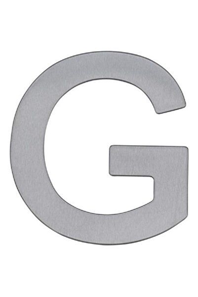 Roco حرف "G" ذاتي اللصق - إنجليزي، فضي