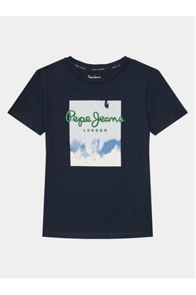 Pepe Jeans Tricou băieți PB503844 Bleumarin