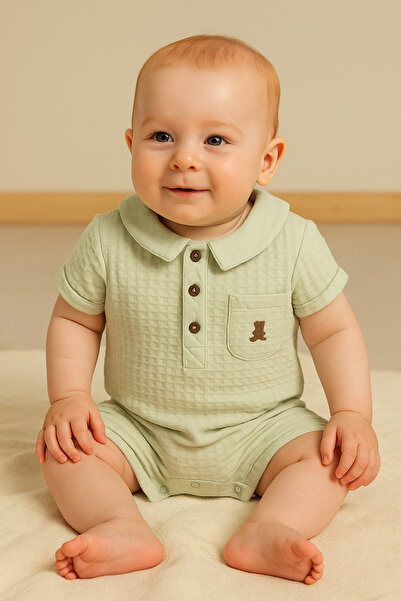 KapsülBebek ثوب فضفاض صيفي للأطفال مصنوع من القطن العضوي بنسبة 100% - أكمام ق...