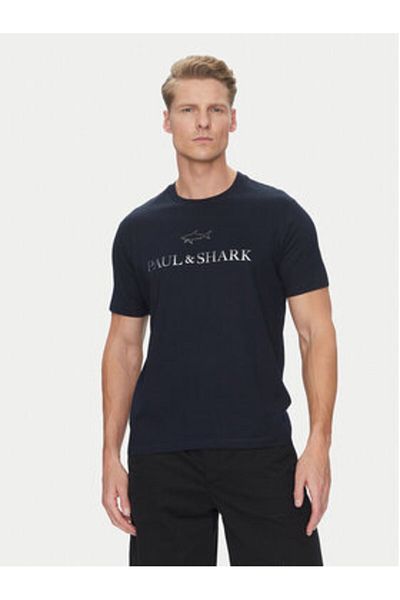 Paul & Shark paul shark Men's T-Shirt C0P1239 Navy Blue