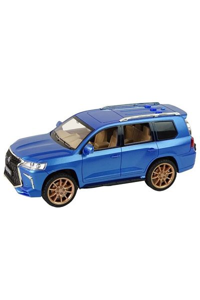 Farbu Blue Lexos Sound and Light Model Car 8094-1
