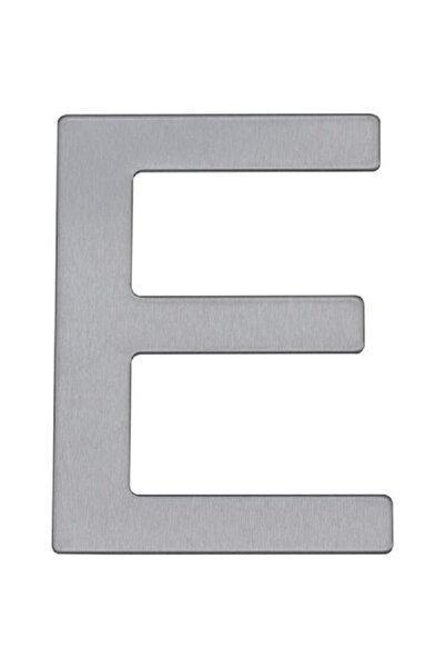 Roco حرف "E" ذاتي اللصق - إنجليزي، فضي