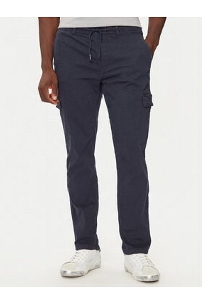 Pepe Jeans Pantaloni din material textil pentru bărbați PM211725 Albastru