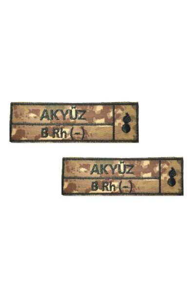 Seyhan Askeri Malzeme KARA KUVVETLERİ 2020 - YENİ KAMUFLAJ İSİMLİK 2 ADET