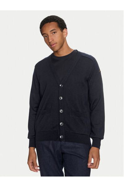 Paul & Shark paul shark Mens Cardigan 14311250 Navy Blue