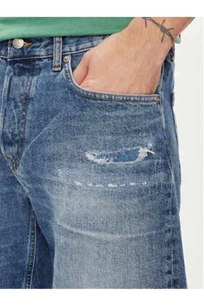 Pepe Jeans Pantaloni scurți din denim pentru bărbați PM801074 albaștri