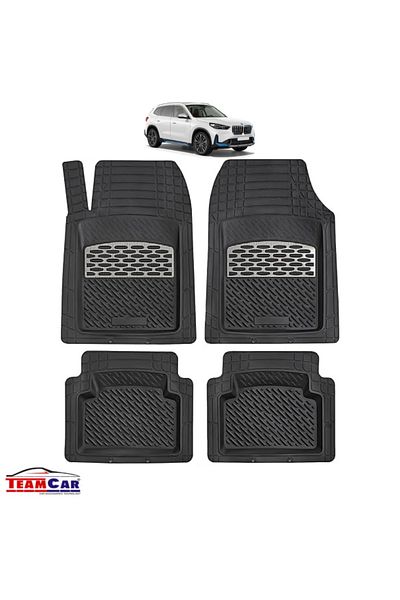 TEAMCAR ® Car Mats Compatible With Bmw Ix1 U11 Electric (2022–2025) Carbon