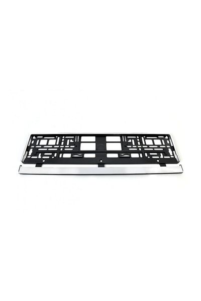 motor starter Chrome license plate holder, universal size