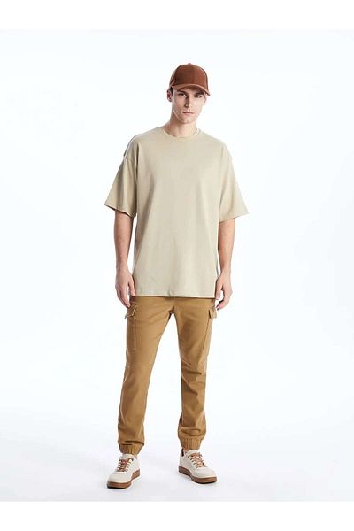 LC Waikiki Ανδρικό παντελόνι XSIDE Beige Slim Fit