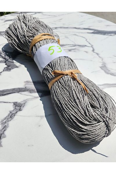 RENGARENK First Quality Thin Winding Paper Thread 350Gr-455Gr Color No:53 Gray