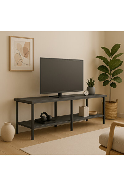 CD ARİF Tv ünitesi 120 Cm Raflı, Tv sehpası
