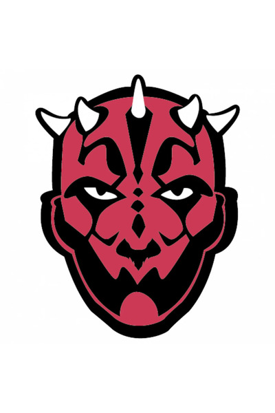 INOVATIX Set de 8 piese, autocolant Star Wars cu capul lui Darth Maul, INOVAT...