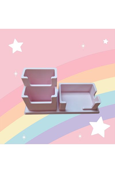 3DONE MODELS 3D holder for Yoto Mini and cards, pink