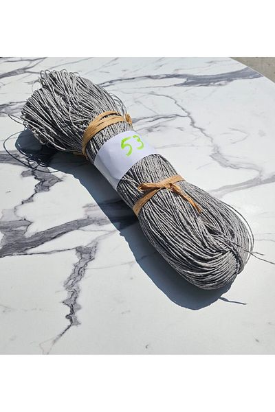 RENGARENK First Quality Thin Winding Paper Thread 350Gr-455Gr Color No:53 Gray