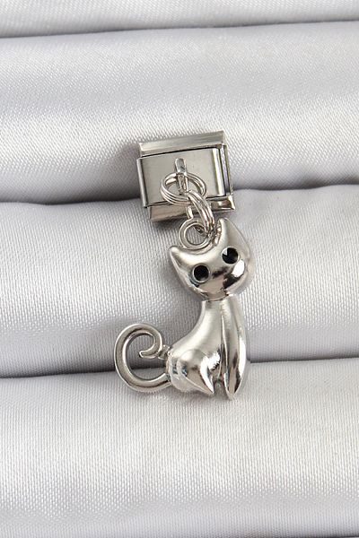 Celira Steel Color Cat Model Nomination Charm