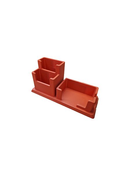 3DONE MODELS 3D holder for Yoto Mini and cards, muted red orange