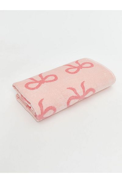 LC Waikiki LCW ACCESSORIES Γυναικεία Πετσέτα Παραλίας με Σχέδιο Φιόγκο 70x150 cm
