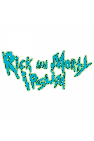 INOVATIX Set de 8 piese, autocolant Rick și Morty IPSUM, INOVATIX®. 6 cm