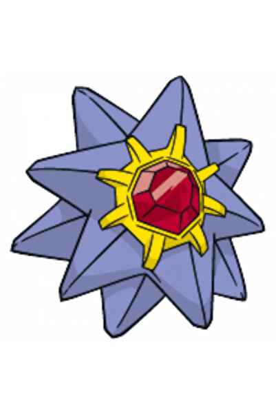 INOVATIX Set de 8 piese, autocolant Pokemon Starmie, INOVATIX®. 6 cm