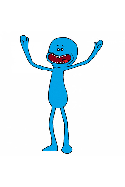 INOVATIX Set de 8 piese, autocolant Rick și Morty Meeseeks și Destroy cu gură...