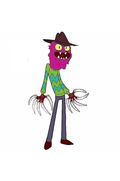 INOVATIX Set de 8 piese, autocolant Rick și Morty Diavolul cu pălărie, INOVAT...