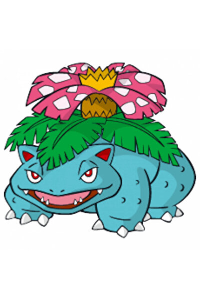 INOVATIX Set de 8 piese, autocolant Pokemon Venosaur, INOVATIX®. 6 cm