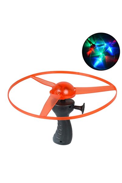 abnturk 1 Adet Dönen Işıklı Led Ufo Uçan Işıklı Daire Oyuncak