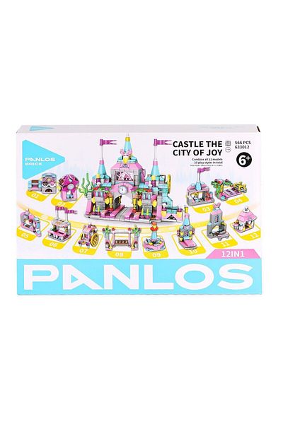 merland benvecocuk P 633012   Panlos Brick City 556 Piece Block Set -Vagon Life