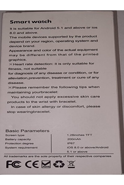 Smart Watch Unisex Watch