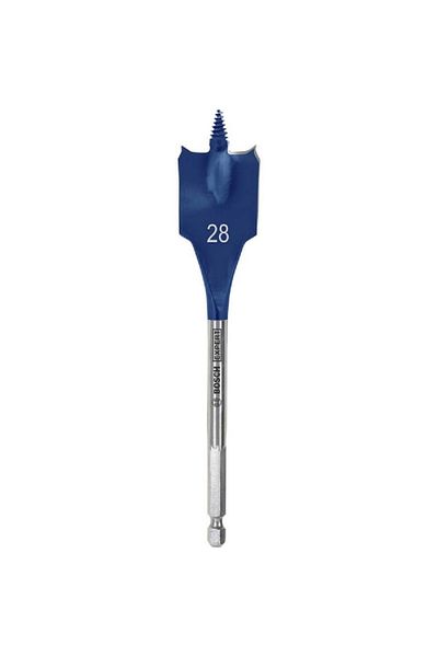Bosch Expert Self-Cut Speed Spade Drill Bit Silver and Blue