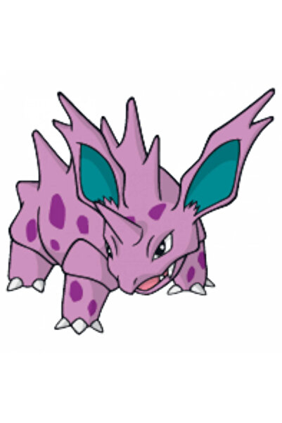 INOVATIX Set de 8 piese, autocolant Pokemon Nidorino, INOVATIX®. 6 cm