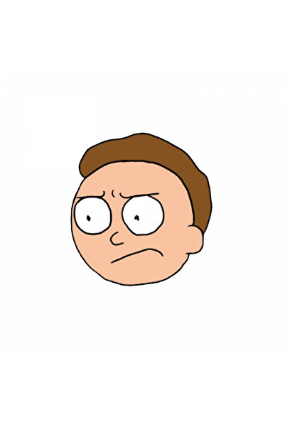 INOVATIX Set de 8 piese, autocolant Rick și Morty Morty Nervos, INOVATIX®. 6 cm