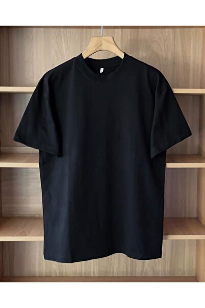 FİTGO Μαύρο μπλουζάκι casual