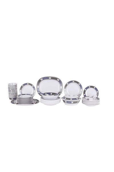 ROYALFORD 70 Piece Melamineware Dinner Set- RF12675/ Includes Deep, Flat and Oval Plates, Serving Bo