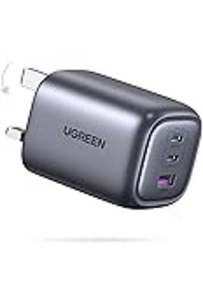 Ugreen كابل USB C بطول 2 متر، كابل مضفر لتوصيل الطاقة 100 وات، كابل شحن فائق السرعة PD من USB C إلى Type C