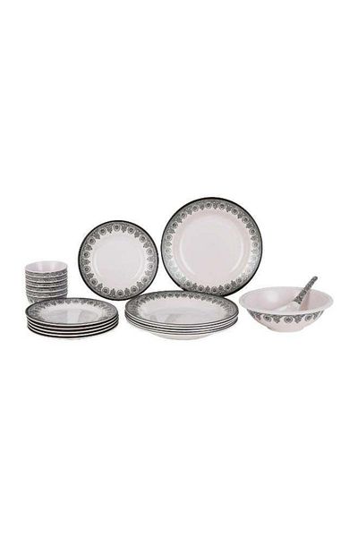 DELCASA Delcasa High Quality 20-Piece Melamine Dinner set with Dishwasher & Freezer Safe