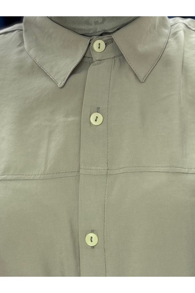 Mihra Πουκάμισο Yelilia Modal με κορδόνια-PE223 Mint