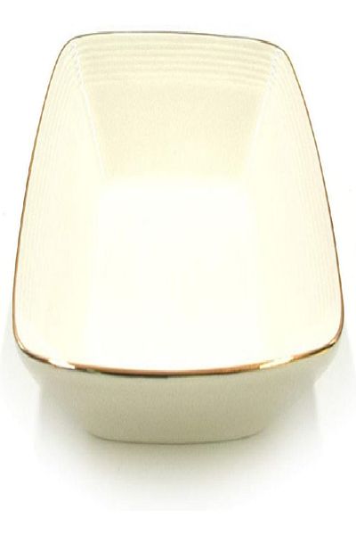QUALITIER Square Bowl – White 20cm, Modern & Versatile