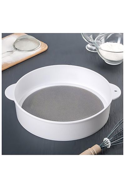 Transformacion Flour Sieve - Metal Wire Sieve - Plastic Framed 28 cm Flour Sieve 721804