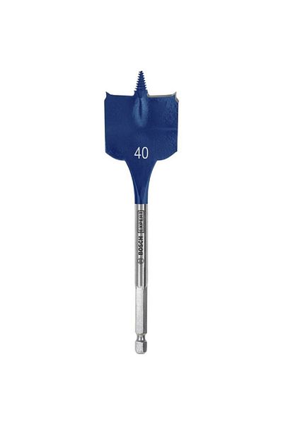 Bosch Expert Self-Cut Speed Spade Drill Bit Silver and Blue