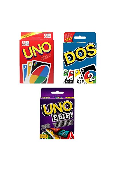 OEM Set Joc de Societate UNO Flip, DOS, UNO
