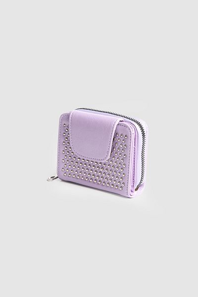 La La'Graccio Paris La'Graccio Paris Women's Shine Stone Useful Wallet Lilac