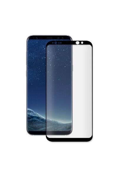 BOEM Folie de sticlă FULL COVER pentru Samsung Galaxy S8 Plus, GloMax 3D Negru