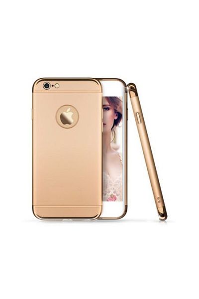 BOEM IPhone 7 Plus case, MyStyle Elegance Luxury 3in1 Gold