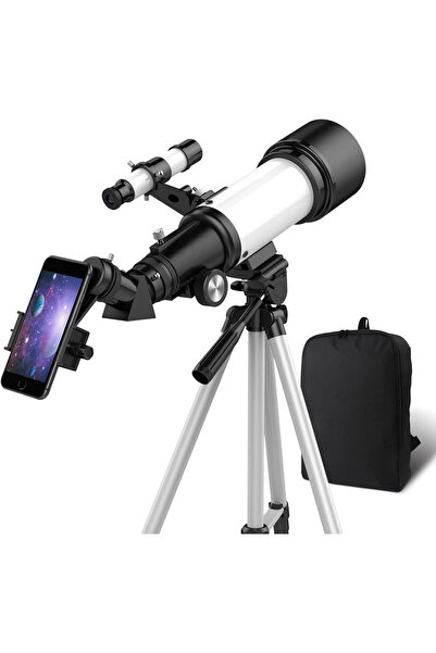 OYS 70mm Teleskop, 400mm Odak, Tripodlu, Telefon Adaptörlü, Çocuk ve Yetişkin...