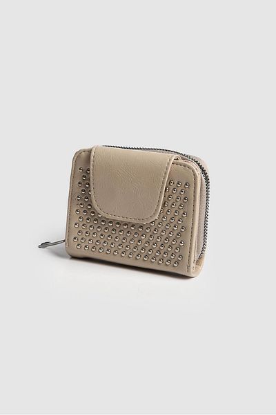 La La'Graccio Paris La'Graccio Paris Women's Shine Stone Useful Wallet Light Mink