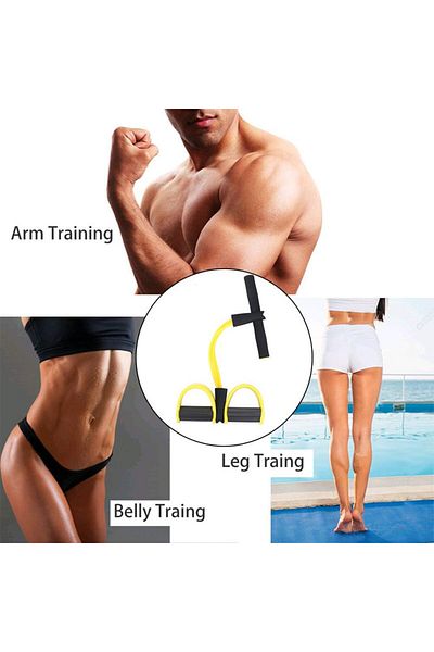 BOEM Multifunctional fitness extender, Portable, 47�26cm, Yellow/Black