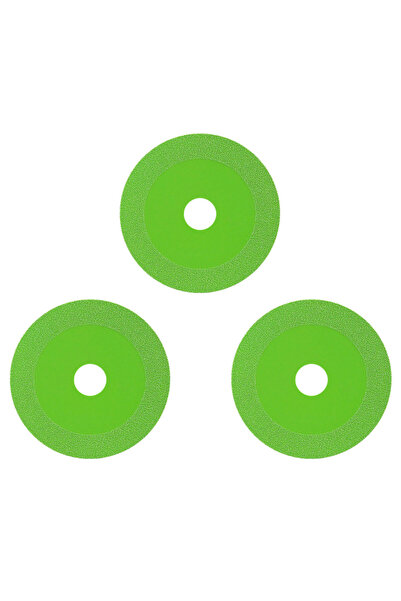 BOEM Комплект от 3 диска за рязане на стъкло, зелени