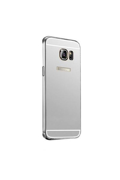 BOEM Samsung Galaxy S7 Edge case, MyStyle Elegance Luxury mirror type, Silver